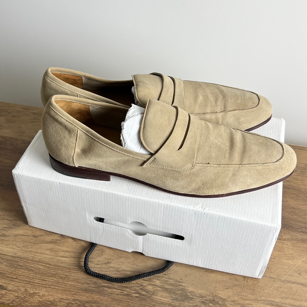 Aldo Men's Beige Suede Loafers